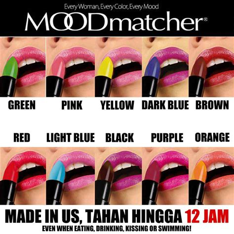 moodmatcher lipstick color chart.